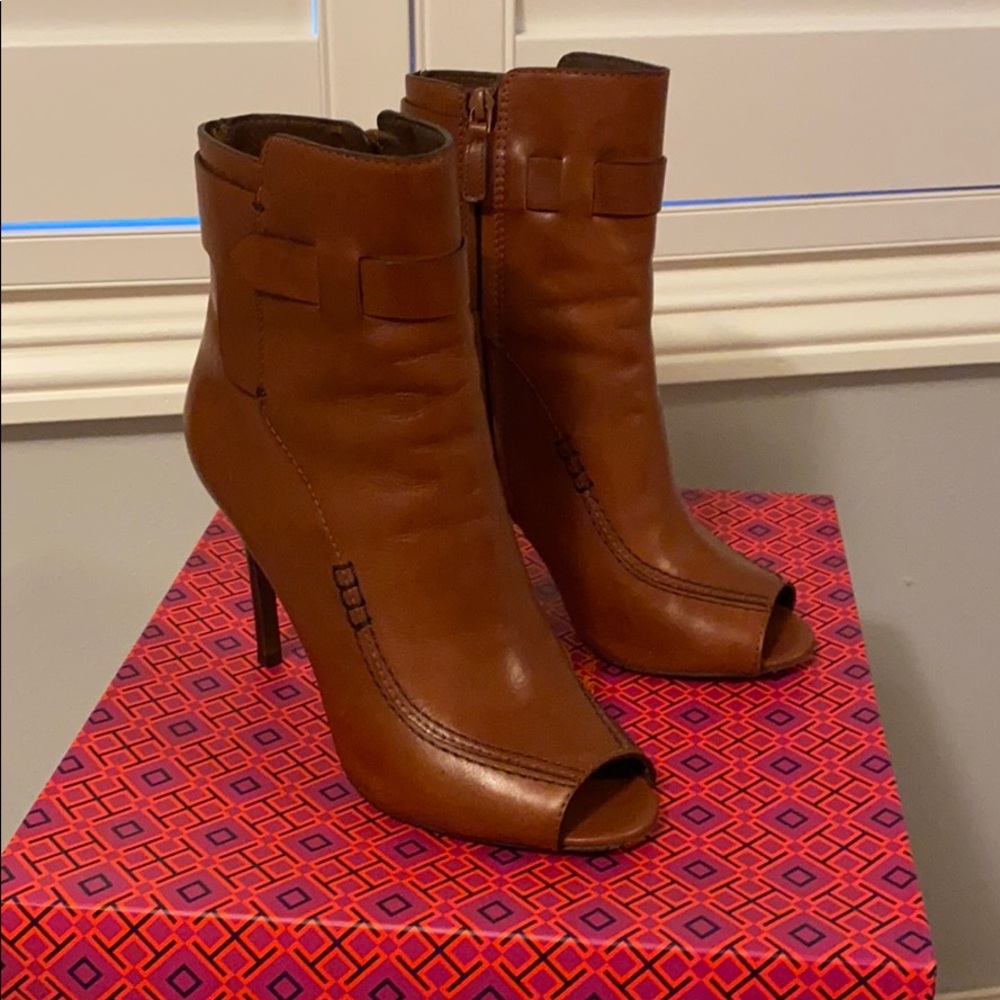 Tory Burch Saddle Stitch Bootie